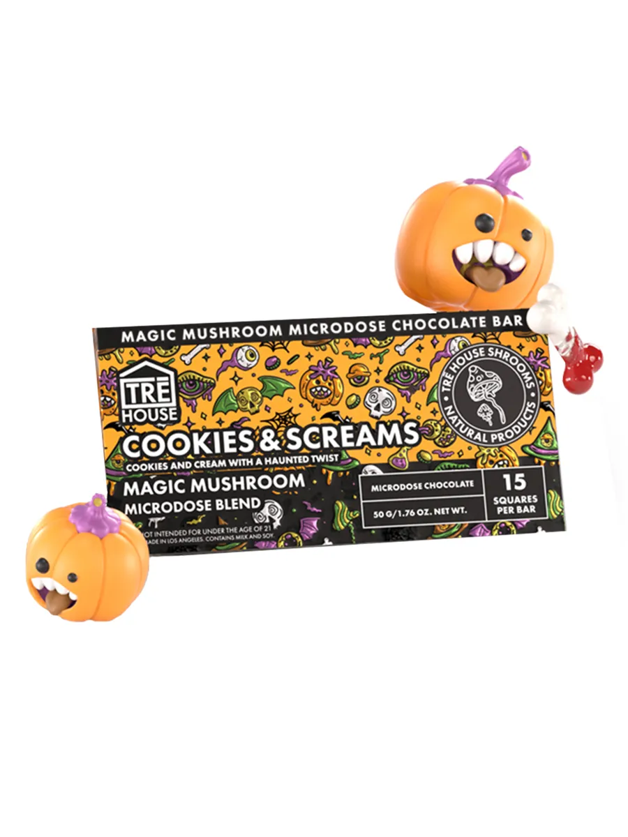 Cookies & Screams Tre House Magic Mushroom Chocolate Bar 50g