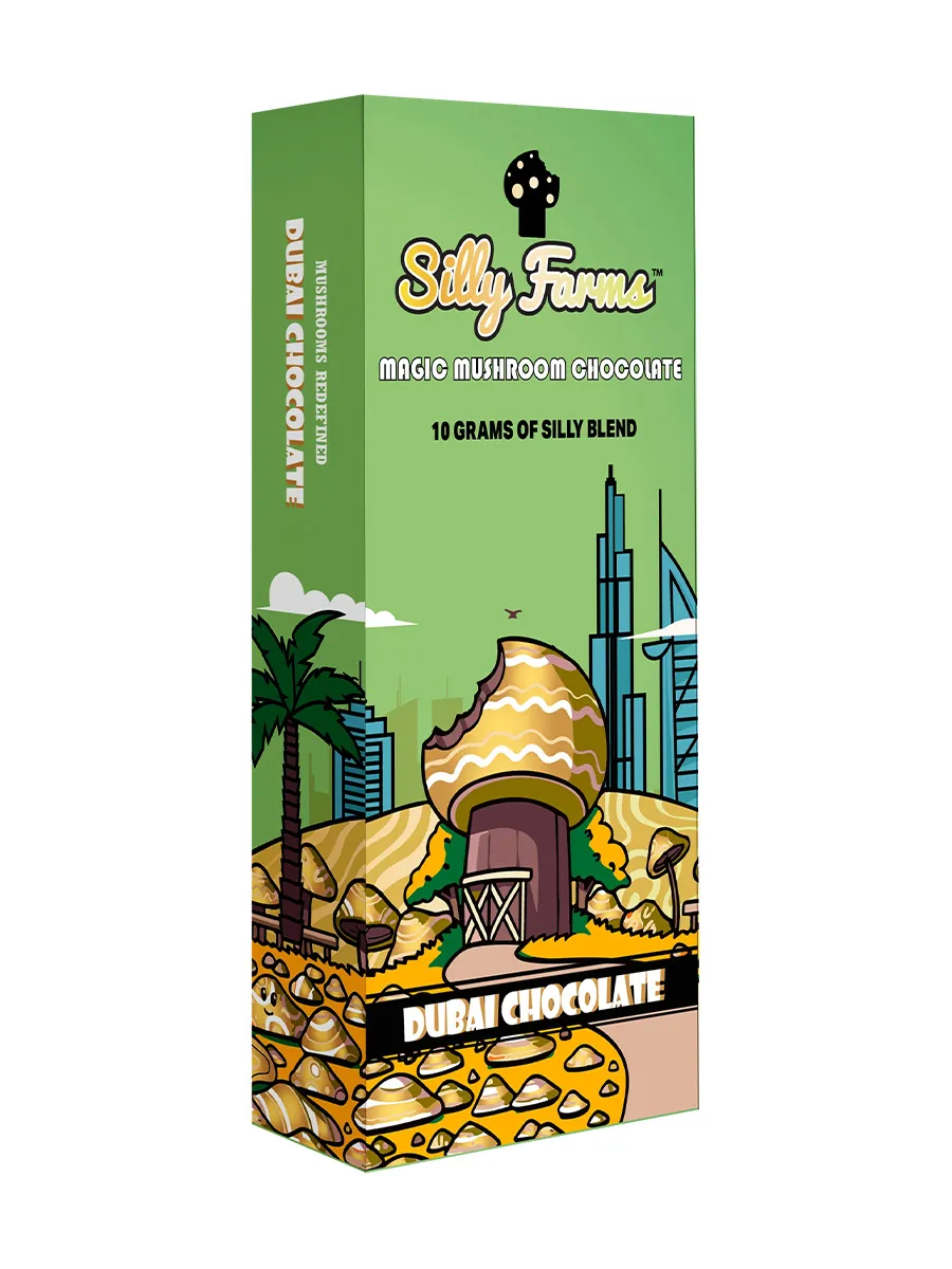 Dubai Chocolate Silly Farms Magic Mushroom Chocolate 10G