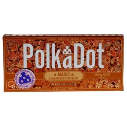 Dulce De Leche PolkaDot Magic Mushroom Belgian Milk Chocolate 250mg