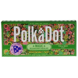 Maui Coconut Twist PolkaDot Magic Mushroom Belgian Dark Chocolate 250mg