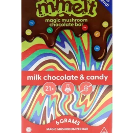 Milk Chocolate & Candy Mmelt Magic Mushroom Chocolate Bar 6G