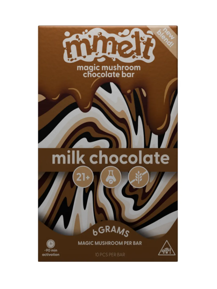 Milk Chocolate Mmelt Magic Mushroom Chocolate Bar 6G
