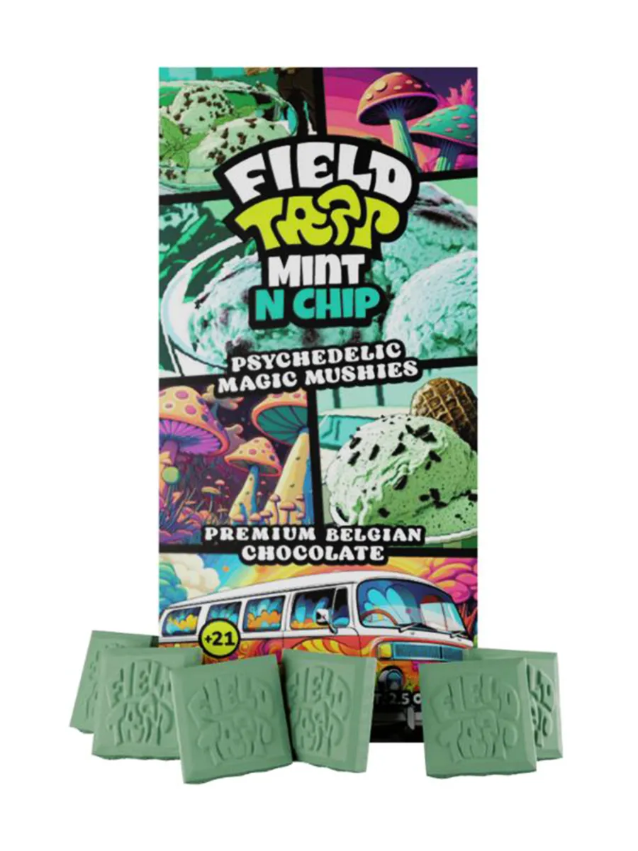 Mint N Chip Field Trip Magic Mushies Premium Belgian Chocolate