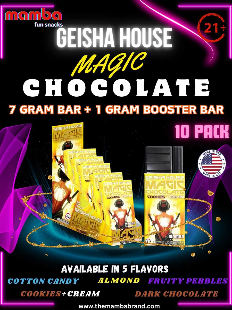 Fruity Pebbles Mamba Geisha House Magic Chocolate Bar 82G - Image 2