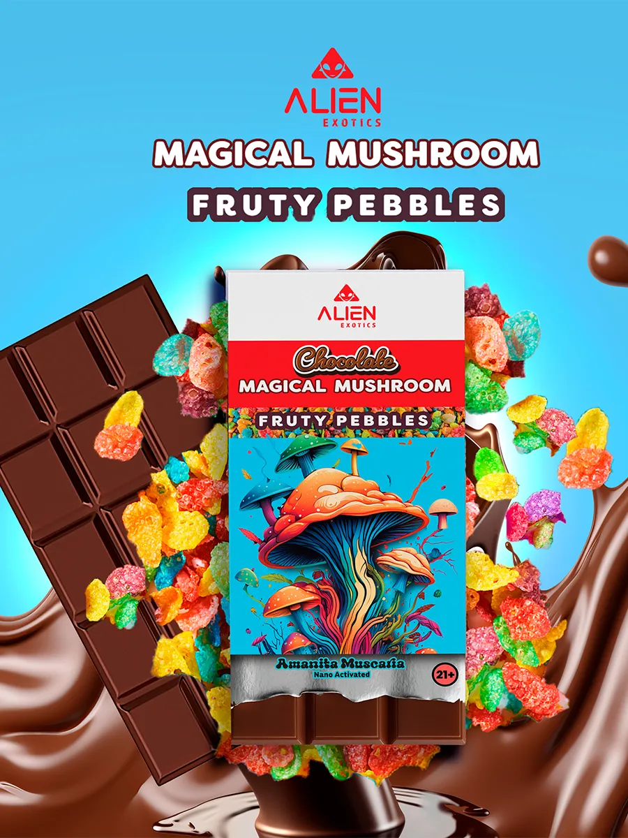 Fruity Pebbles Alien Exotics Chocolate Magic Mushroom Amanita Muscaria Nano Activated 45G - Image 2