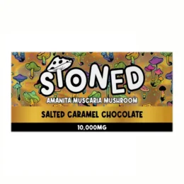 Salted Caramel Chocolate Stoned Amanita Muscaria Mushroom Chocolate 10000MG