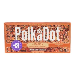 Viet Ice Coffee PolkaDot Magic Mushroom Belgian White Chocolate 200mg Magic Per Piece