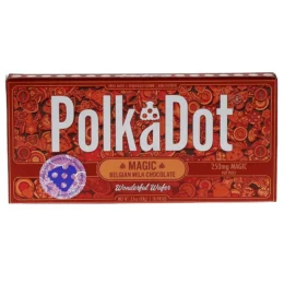 Wonderful Wafer PolkaDot Magic Mushroom Belgian Milk Chocolate 250mg