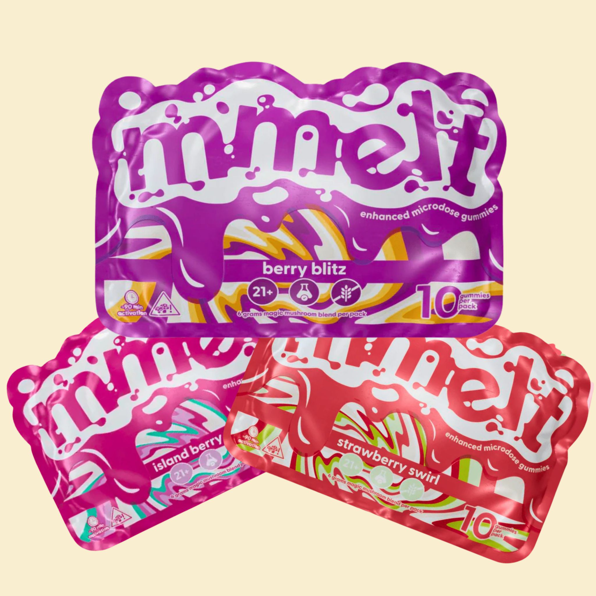 mmelt Mushroom Gummies for Clarity, Creativity, and Calm