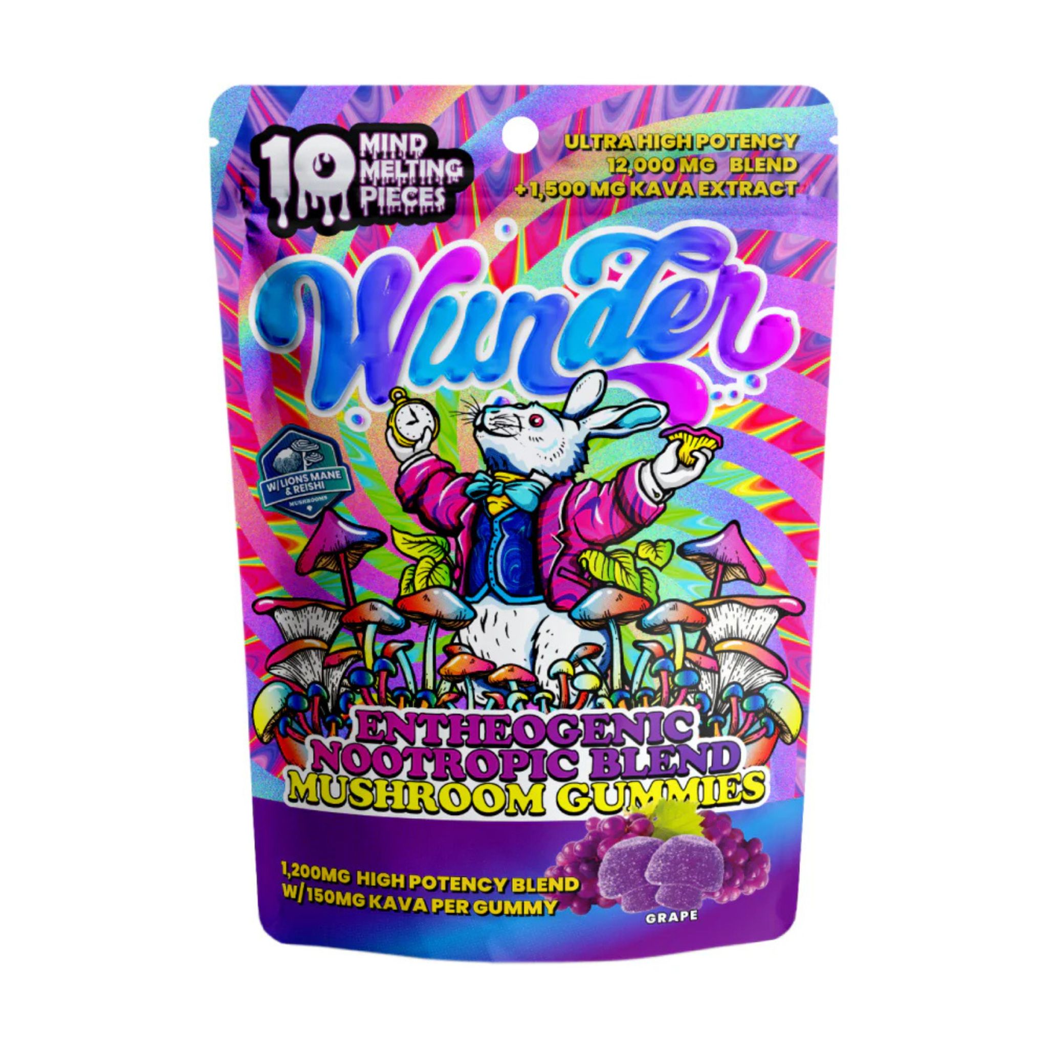 Wunder Mushroom Gummies – Entheogenic Nootropic Blend - Image 2
