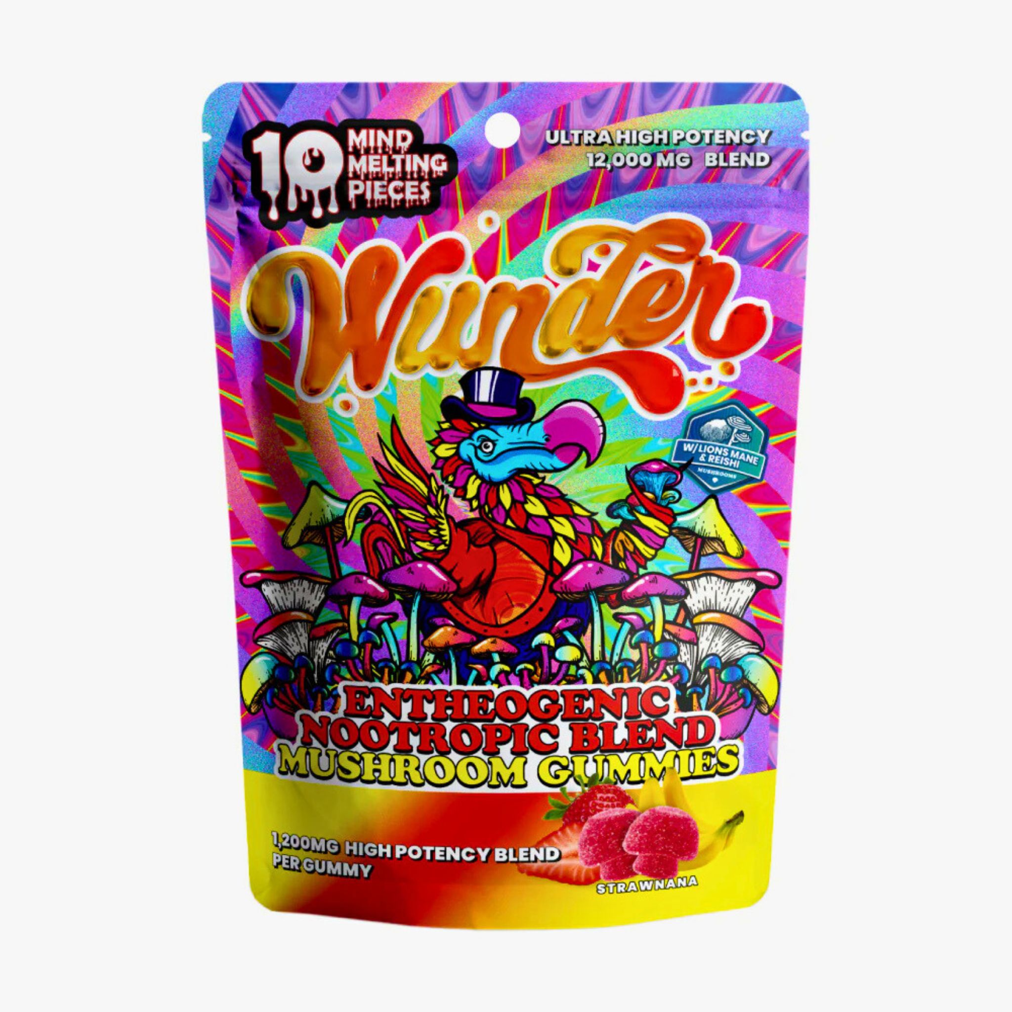 Wunder Mushroom Gummies – Entheogenic Nootropic Blend - Image 3