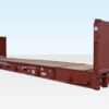 40FT X 8FT USED SHIPPING CONTAINER FLAT RACK FOR SALE