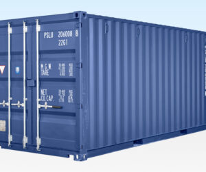 20FT SHIPPING CONTAINER (ONE TRIP) BLUE (RAL 5013)