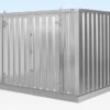 4M X 2.1M FLAT PACK CONTAINER STORE – GALVANISED