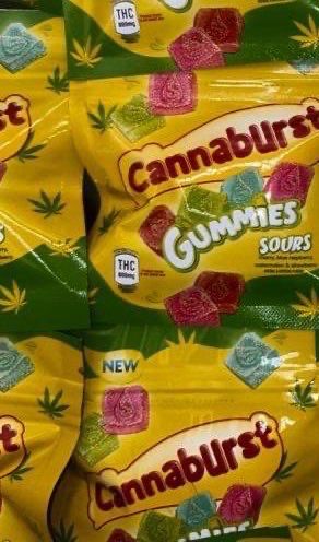 CANNABURST edibles 600mg per pack